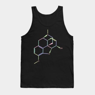 Codeine Kawaii Pastel Rainbow Molecule Tank Top